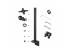 Startech Desk Mount For 2x Vertically Stacked Monitors, Dual 49", TAA - Forside