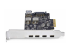 Startech 5-Port USB PCIe Card, USB 3.2 10Gbps, PCI Express Card with 4x USB-C Ports, 1x USB-A Internal Port, USB PCIe Controller Card, Windows/macOS/Linux - Nærbillede
