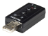 StarTech Virtual 7.1 USB Stereo Audio Adapter External Sound Card - Tilbage