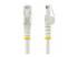 Startech 75ft CAT6 Ethernet Cable, 10 Gigabit Snagless RJ45 650MHz 100W PoE Patch Cord, CAT 6 10GbE UTP Network Cable w/Strain Relief, White, Wiring is UL Certified/TIA - Flere vinkler