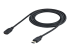 Startech 2m (6ft) HDMI Extension Cable, Ultra HD HDMI Male to Female Cable, 4K HDMI Cable Extender, 4K 30Hz UHD HDMI Cable with Ethernet M/F, High Speed HDMI 1.4 Cable, 10.2Gbps - Højre vinkel