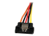 StarTech 6in Latching SATA Power Y Splitter Cable Adapter - Nærbillede