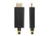 Startech 3.3ft (1m) DisplayPort to HDMI Adapter Cable, 4K 60Hz with HDR, DP to HDMI 2.0b, Active Video Converter, DisplayPort Desktop to HDMI Monitor, M/M - Flere vinkler