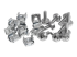 Startech M5 Mounting Screws and Cage Nuts for Server Rack Cabinet - Flere vinkler