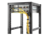 Startech 1U Vertical 1.8 x 3.9in Server Rack Cable Management D-Ring Hook w/ Flexible Opening - Højre vinkel