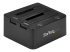 Startech Dual-Bay USB 3.0 to SATA Hard Drive Docking Station, USB Hard Drive Dock, External 2.53.5 SATA IIIIII, SSDHDD Docking Station, Hot-Swap Hard Drive Bay - Venstre vinkel