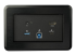 Startech Conference Room Docking Station, Universal Laptop Dock, 4K HDMI, 60W Power Delivery, USB Hub, GbE, Audio, In-Table Connectivity Box For Huddle/Boardroom Collaboration Space - Top