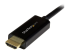 Startech 6.5 ft / 2m DisplayPort to HDMI converter cable - Nærbillede