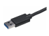 Startech USB 3.0 to HDMI Adapter, 1080p (1920x1200), Slim/Compact USB to HDMI Display Adapter Converter for Monitor, USB Type-A External Video & Graphics Card, Black, Windows Only - Nærbillede