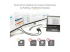 Startech USB 3.0 to Dual HDMI Adapter, 1x 4K 30Hz & 1x 1080p, External Video & Graphics Card, USB Type-A to HDMI Dual Monitor Display Adapter Dongle, Supports Windows Only, Black - Venstre vinkel