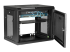Startech 2 Post 9U 19" Wall Mount Network Cabinet, Adjustable Depth 6-15" Locking IT Switch Depth Enclosure, Vented Computer/Electronics Equipment Data Rack w/ Shelf + Hook & Loop Tape - Venstre vinkel