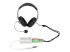 Startech 4 Position Microphone and Headphone Splitter 3.5 mm 4 Pin / 4 Pole Mic and Audio Combo Splitter Cable (MUYHSMFFADW) - Forside