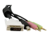 StarTech 4-in-1 Cable for KVMs with Dual Link DVI and USB - Nærbillede