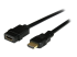 Startech 2m (6ft) HDMI Extension Cable, Ultra HD HDMI Male to Female Cable, 4K HDMI Cable Extender, 4K 30Hz UHD HDMI Cable with Ethernet M/F, High Speed HDMI 1.4 Cable, 10.2Gbps - Højre vinkel