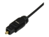 Startech 15 ft Thin Toslink Digital Optical SPDIF Audio Cable - Nærbillede