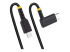 StarTech 3ft (1m) USB C Charging Cable Right Angle, 60W PD 3A, Heavy Duty Fast Charge USB-C Cable, USB 2.0 Type-C, Durable and Rugged Aramid Fiber, S20/iPad/Pixel - Venstre vinkel
