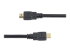 Startech 6ft (2m) HDMI Cable, 4K High Speed HDMI Cable with Ethernet, UHD 4K 30Hz Video, HDMI 1.4 Cable, Ultra HD HDMI Monitors, Projectors, TVs & Displays, Black HDMI Cord - Flere vinkler