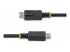 StarTech 0.5m Short DisplayPort 1.2 Cable with Latches DisplayPort 4k - Nærbillede
