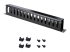 Startech 1U Horizontal Finger Duct Rack Cable Management Panel with Cover - Højre vinkel