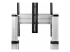 Startech Rolling TV Cart/Stand On Wheels, Up to 100inch/220lb Screens - Nærbillede
