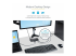 Startech 2 Port Hybrid USB-A + HDMI & USB-C KVM Switch, Single 4K 60Hz HDMI 2.0 Monitor, Compact Desktop and/or Laptop HDMI KVM Switch, USB Bus Powered, Thunderbolt 3 Compatible - Venstre vinkel